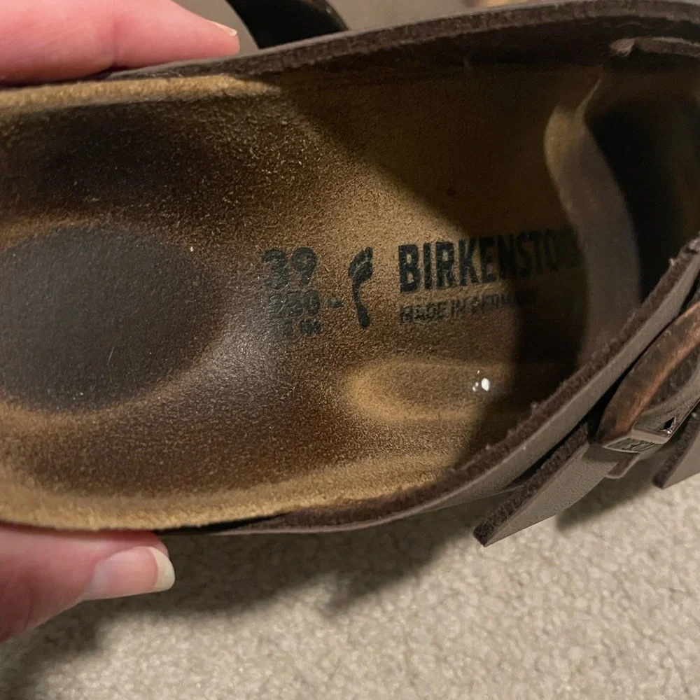 Birkenstock Womens Tan Sandals - Picture 6 of 7